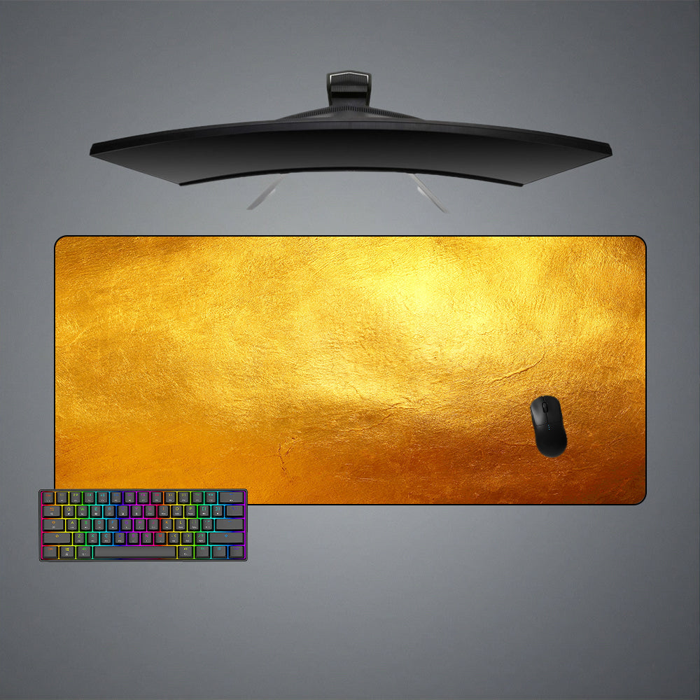 Allleftout Golden Surface Design M-Xxl Size Gaming Mouse Pad, Computer Desk Mat