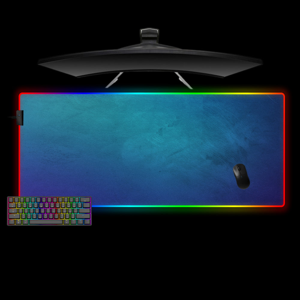 Allleftout Blue Paint Texture Design M-Xxl Size Rgb Gaming Mouse Pad, Computer Desk Mat