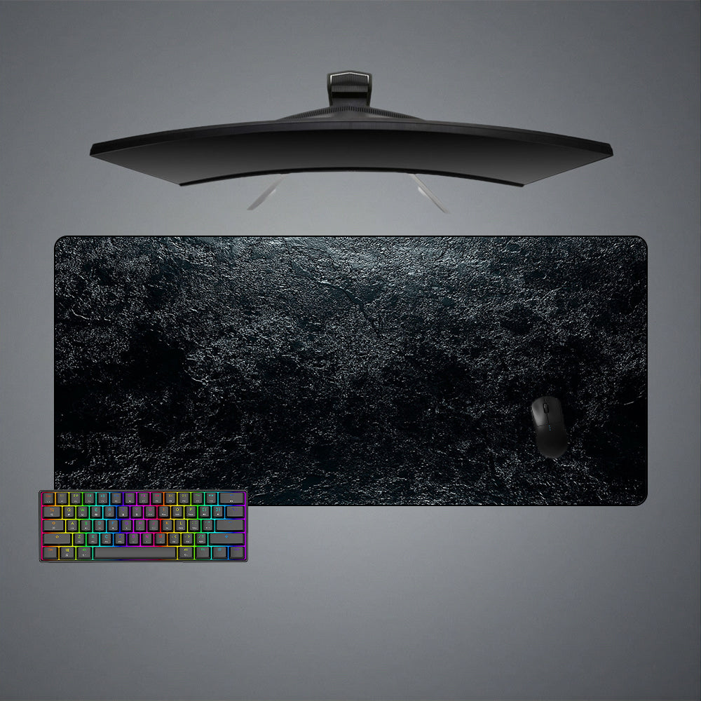 Allleftout Rough Black Stone Texture Design M-Xxl Size Gaming Mouse Pad, Computer Desk Mat