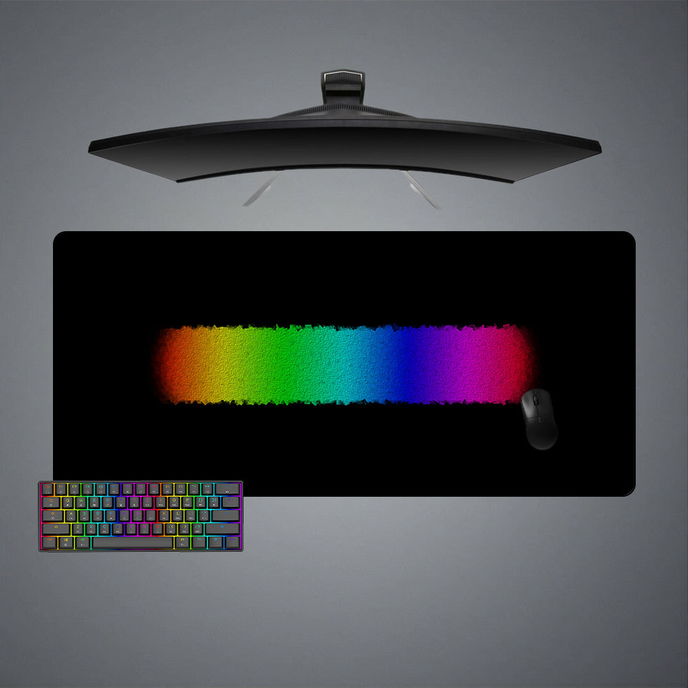 Allleftout Colorful Brush Line Design M-Xxl Size Gaming Mouse Pad, Computer Desk Mat