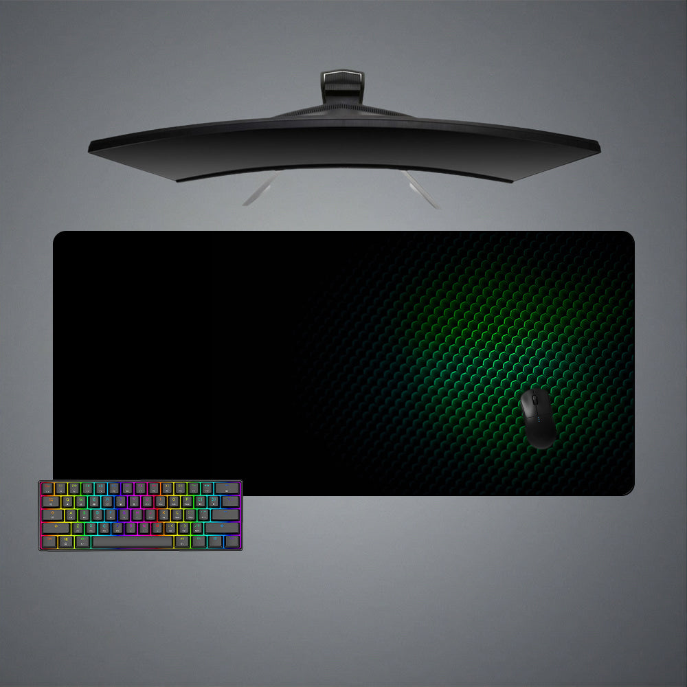 Allleftout Green Honeycomb Design M-Xxl Size Gaming Mouse Pad, Computer Desk Mat