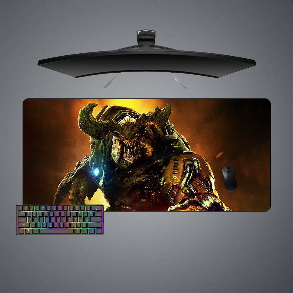 Allleftout Cyberdemon Design M-Xxl Size Gaming Mouse Pad, Computer Desk Mat