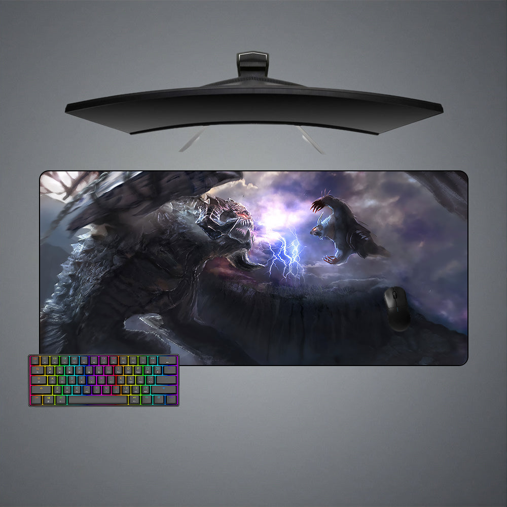 Allleftout Dota 2 Ursa Vs. Roshan Design M-Xxl Size Gaming Mouse Pad, Computer Desk Mat