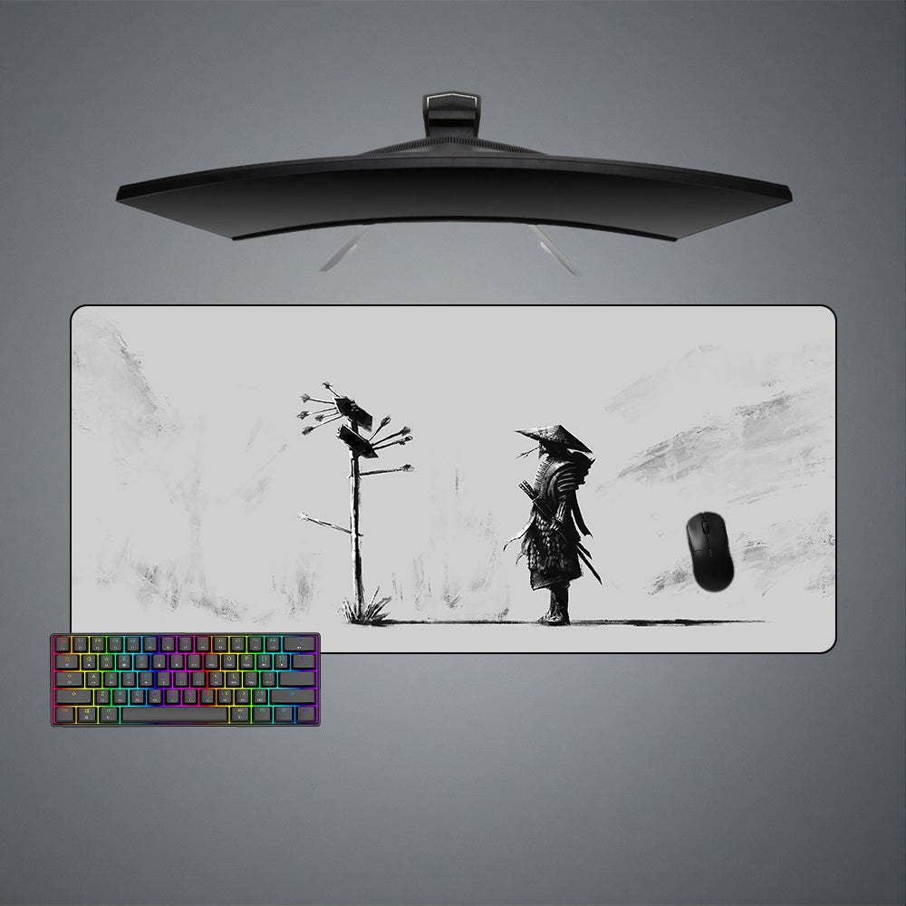 Allleftout Samurai Way Design M-Xxl Size Gaming Mouse Pad, Computer Desk Mat