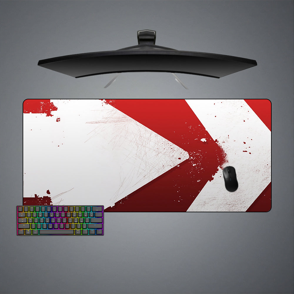 Allleftout Red Arrow Design M-Xxl Size Gaming Mouse Pad, Computer Desk Mat