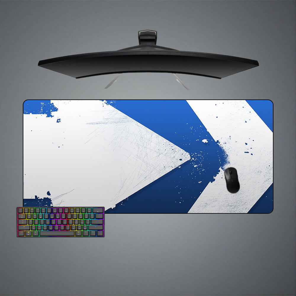 Allleftout Blue Arrow Design M-Xxl Size Gaming Mouse Pad, Computer Desk Mat