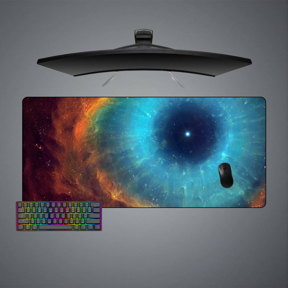 Allleftout Helix Nebula Design M-Xxl Size Gaming Mouse Pad, Computer Desk Mat