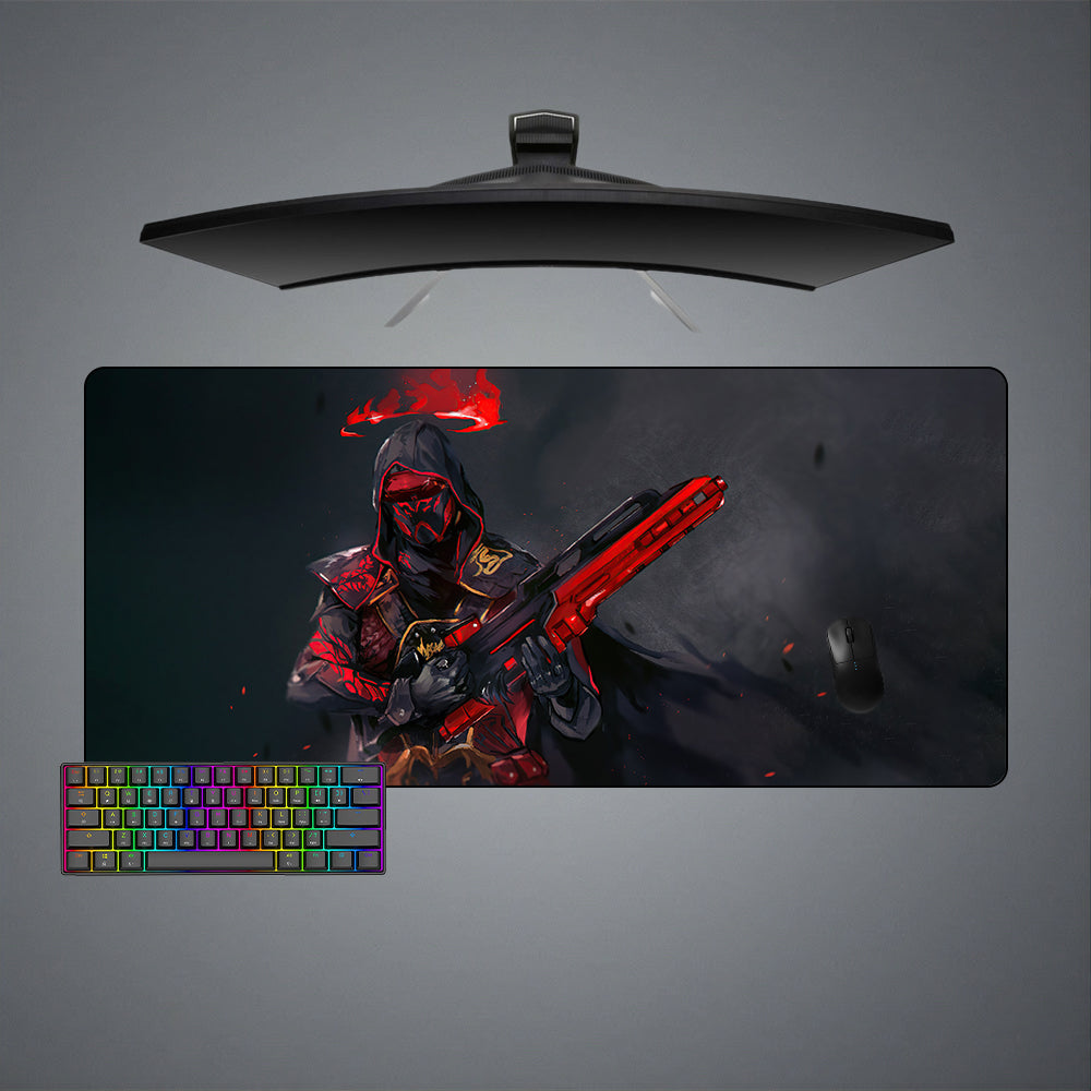 Allleftout Cyberpunk Soldier Design M-Xxl Size Gaming Mouse Pad, Computer Desk Mat