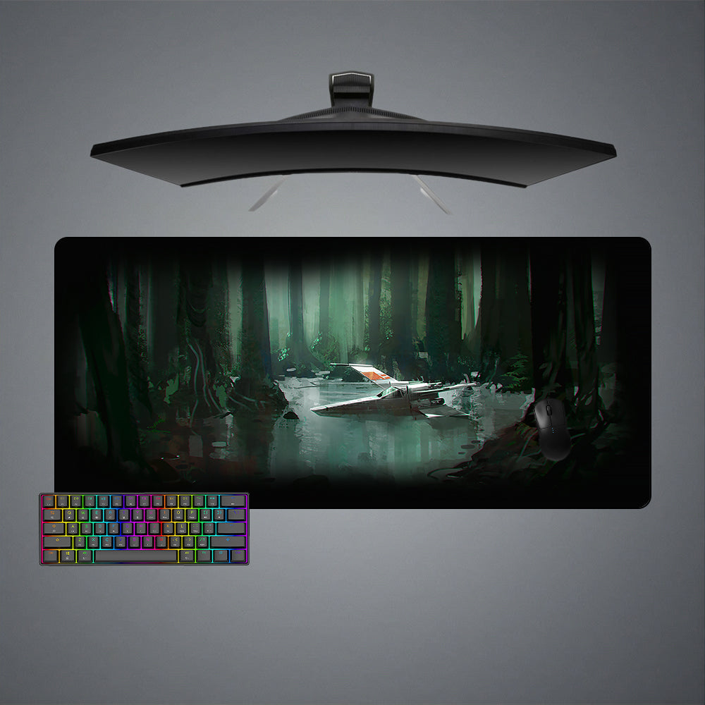 Allleftout Star Wars Swamp Design M-Xxl Size Gaming Mouse Pad, Computer Desk Mat