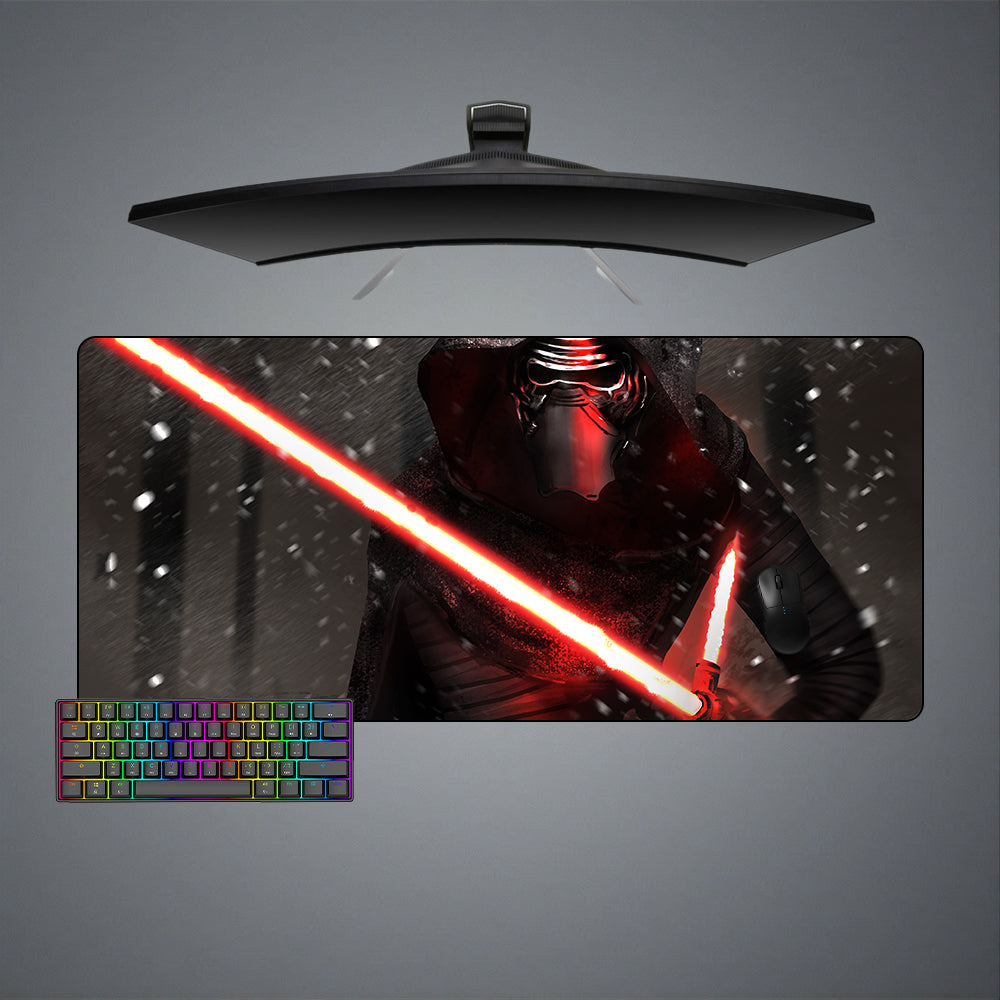 Allleftout Star Wars Kylo Ren Snow Design M-Xxl Size Gaming Mouse Pad, Computer Desk Mat
