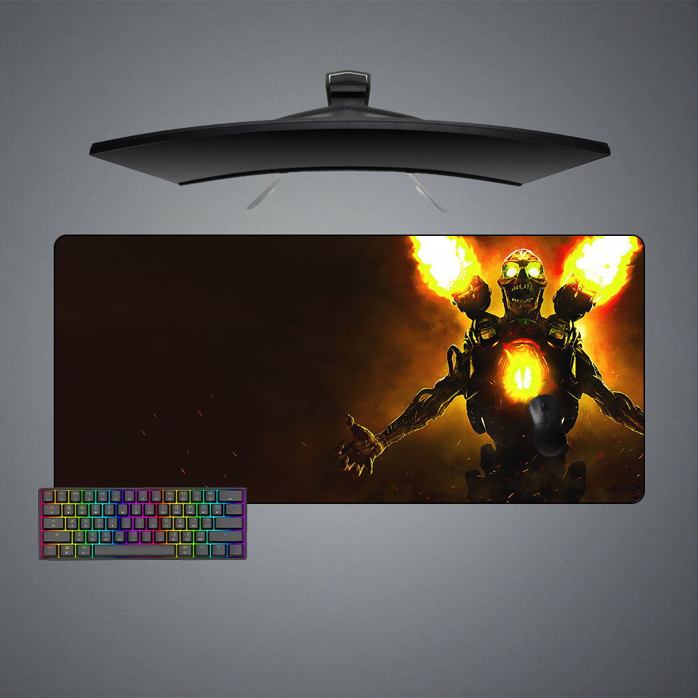 Allleftout Doom Revenant Design M-Xxl Size Gaming Mouse Pad, Computer Desk Mat