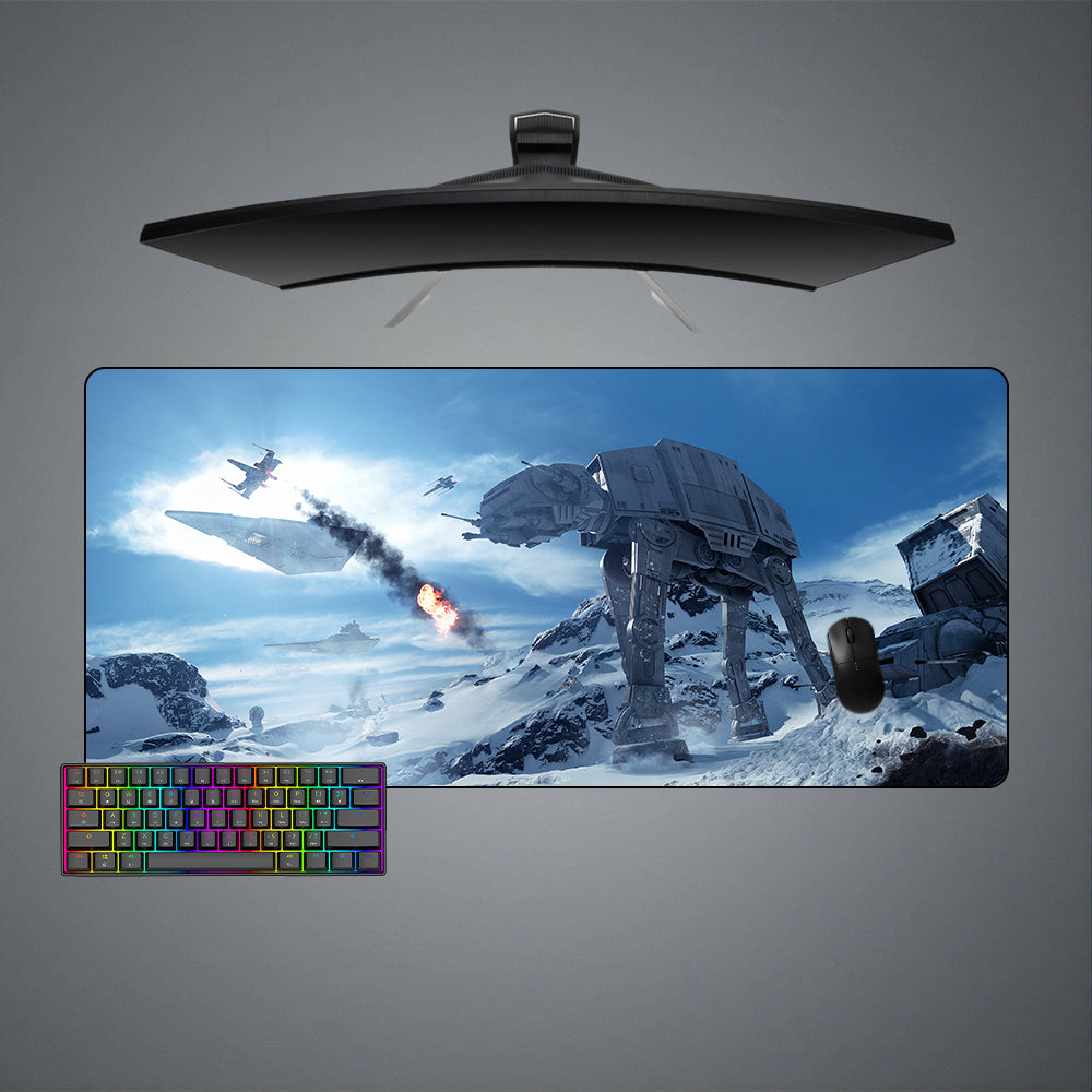Allleftout Star Wars At-At Walker Design M-Xxl Size Gaming Mouse Pad, Computer Desk Mat