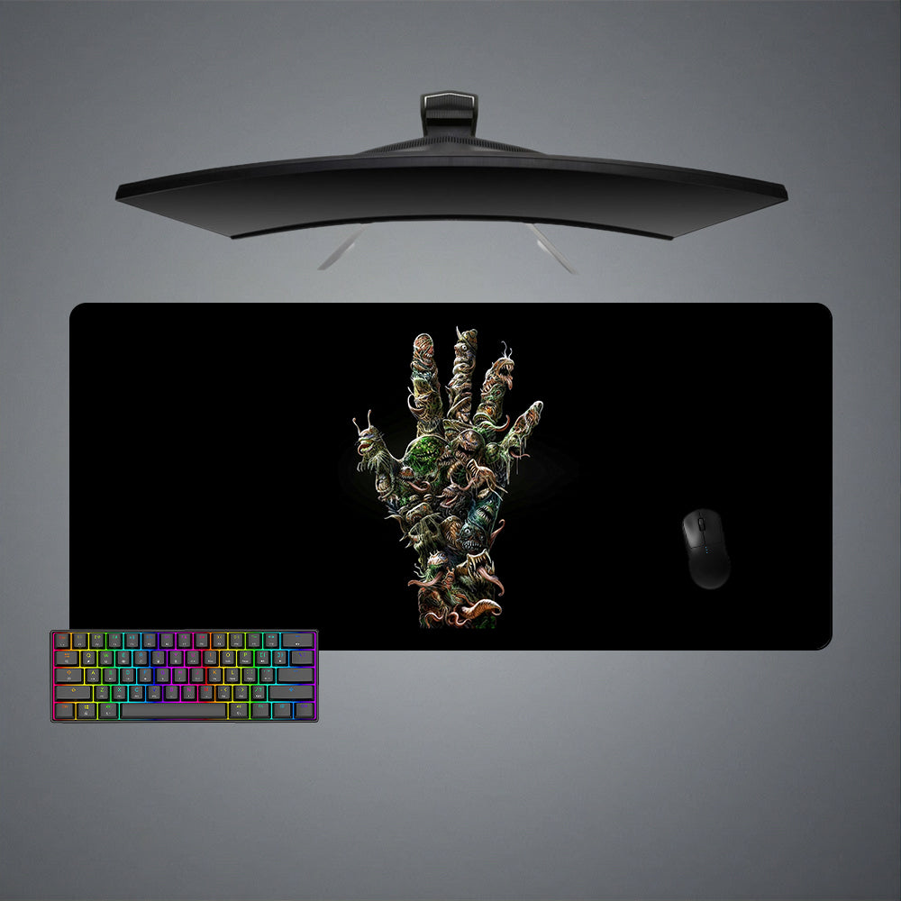 Allleftout Monster Hand Design M-Xxl Size Gaming Mouse Pad, Computer Desk Mat