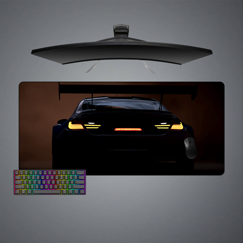 Allleftout Race Car Tail Lights Design M-Xxl Size Gaming Mouse Pad, Computer Desk Mat