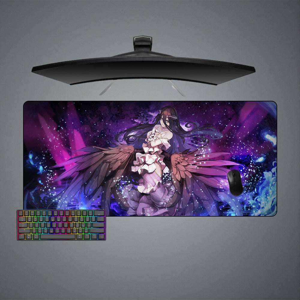 Allleftout Overlord Albedo Wings Design M-Xxl Size Gaming Mouse Pad, Computer Desk Mat