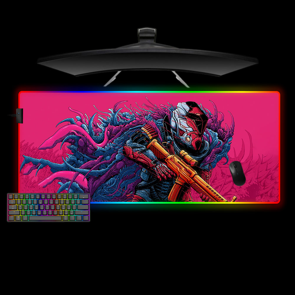 Allleftout Csgo Hyperbeast Soldier Design M-Xxl Size Rgb Gaming Mouse Pad, Computer Desk Mat