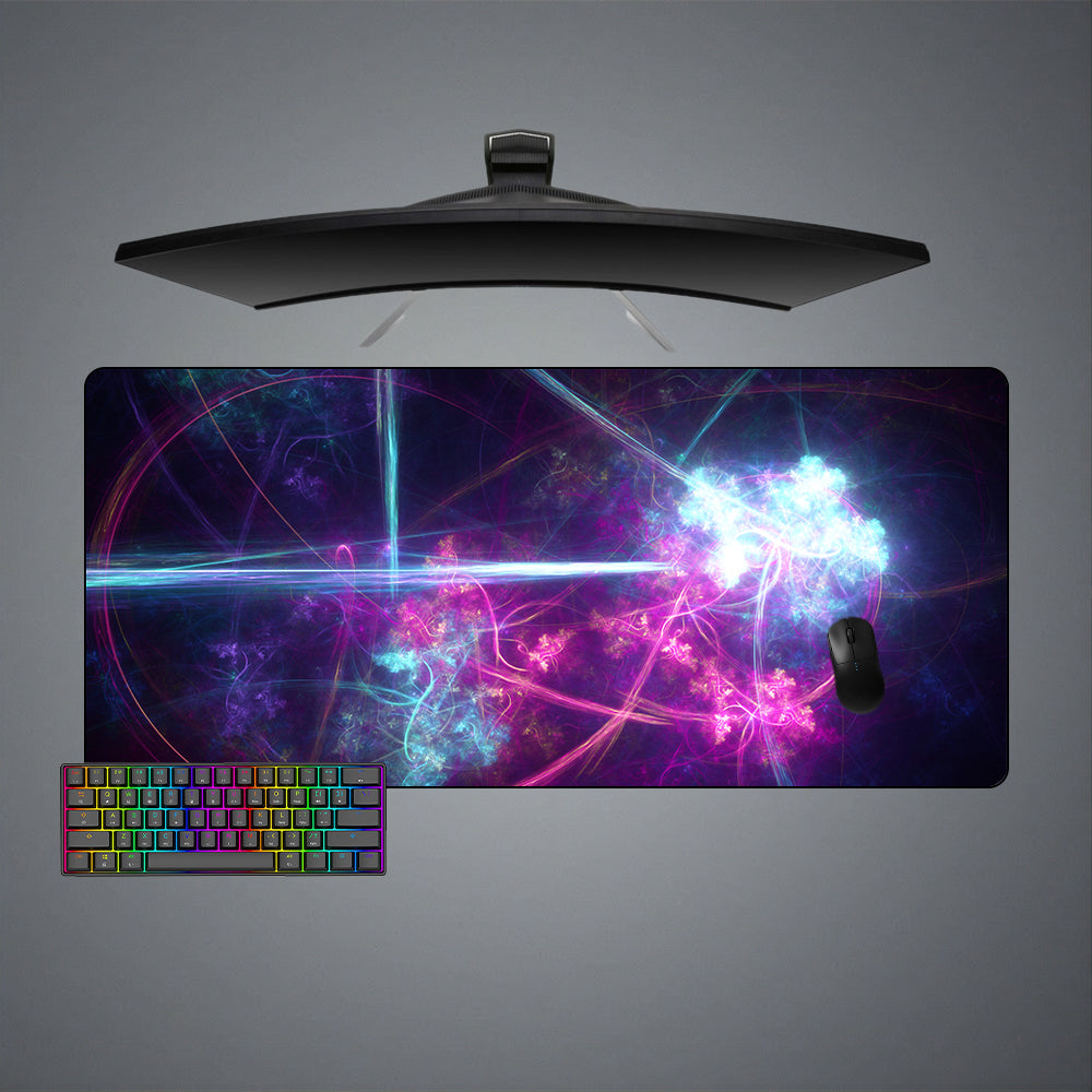 Allleftout Light Show Abstract Design M-Xxl Size Gaming Mouse Pad, Computer Desk Mat