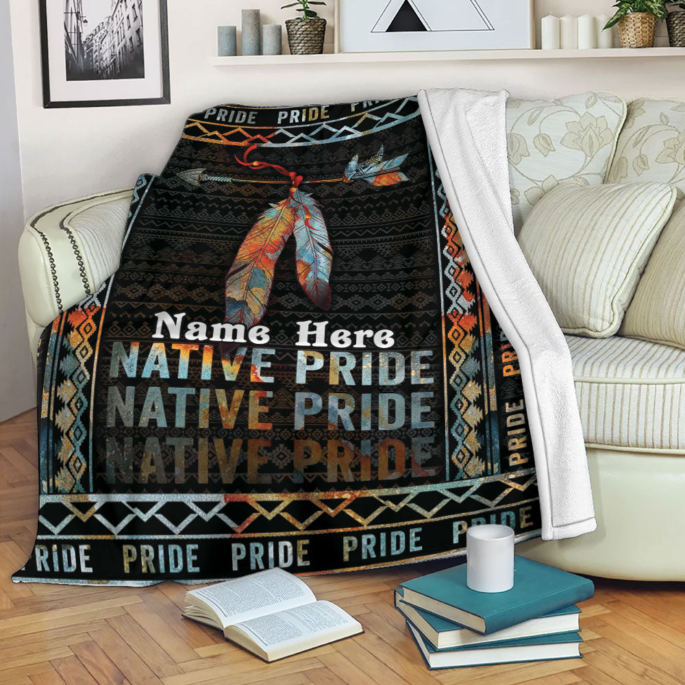 Petmytshirt Native American Blanket Native Pride Sherpa Fleece Blanket Soft Cozy Plush Throw Blanket For Indigenous Pride