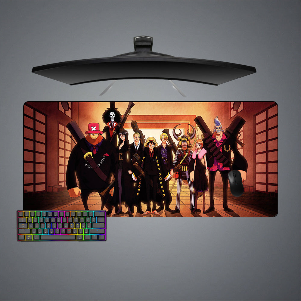 Allleftout One Piece Crew Design M-Xxl Size Gaming Mouse Pad, Computer Desk Mat