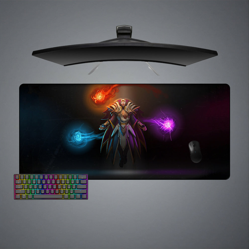 Allleftout Dota 2 Invoker Design M-Xxl Size Gaming Mouse Pad, Computer Desk Mat