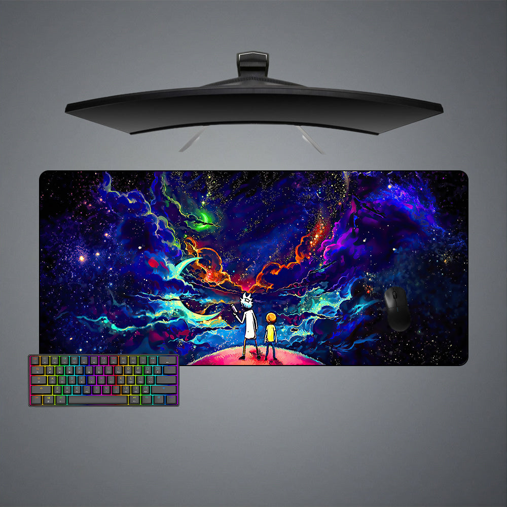 Allleftout Cartoon Space Design M-Xxl Size Gaming Mouse Pad, Computer Desk Mat