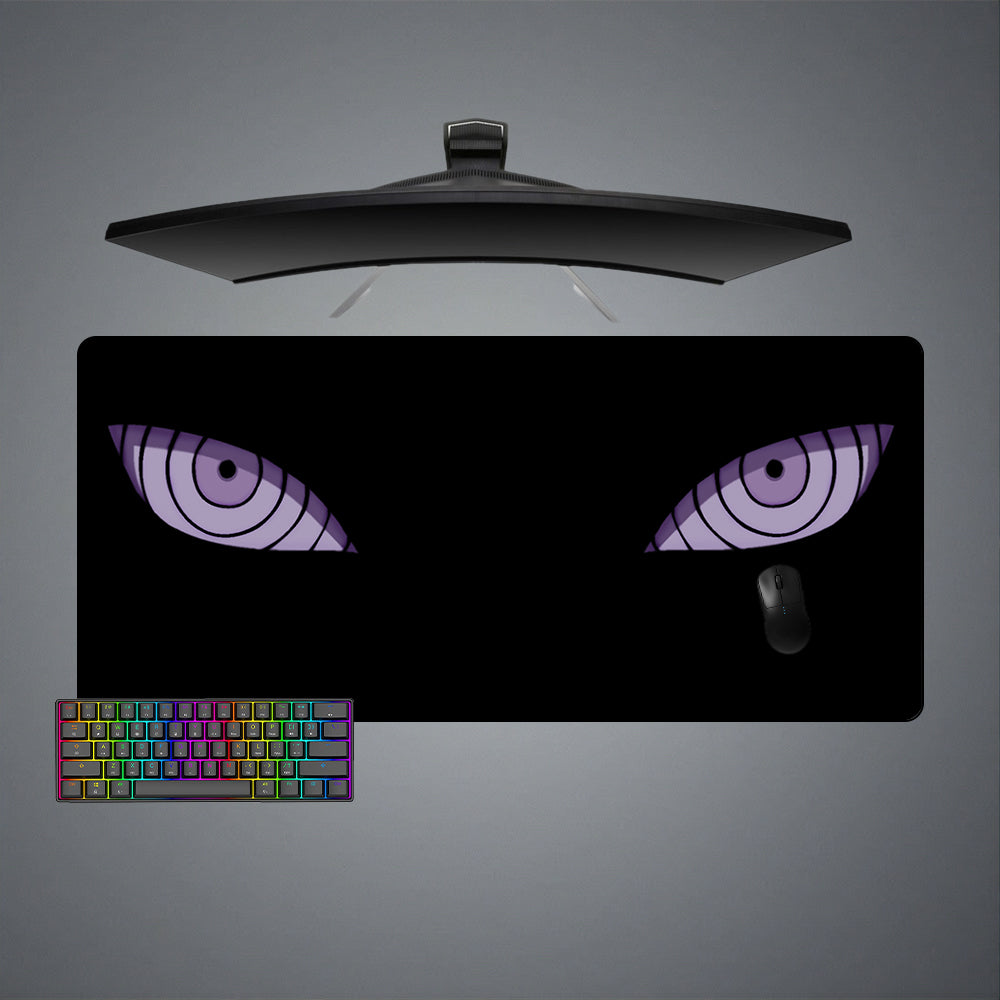 Allleftout Naruto Rinnegan Eyes Design M-Xxl Size Gaming Mouse Pad, Computer Desk Mat