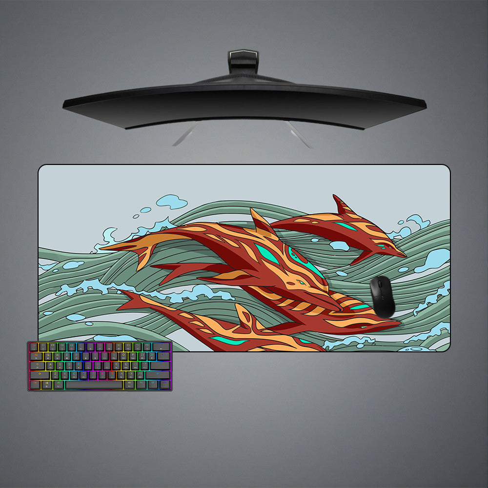 Allleftout Csgo Aquamarine Revenge Design M-Xxl Size Gaming Mouse Pad, Computer Desk Mat