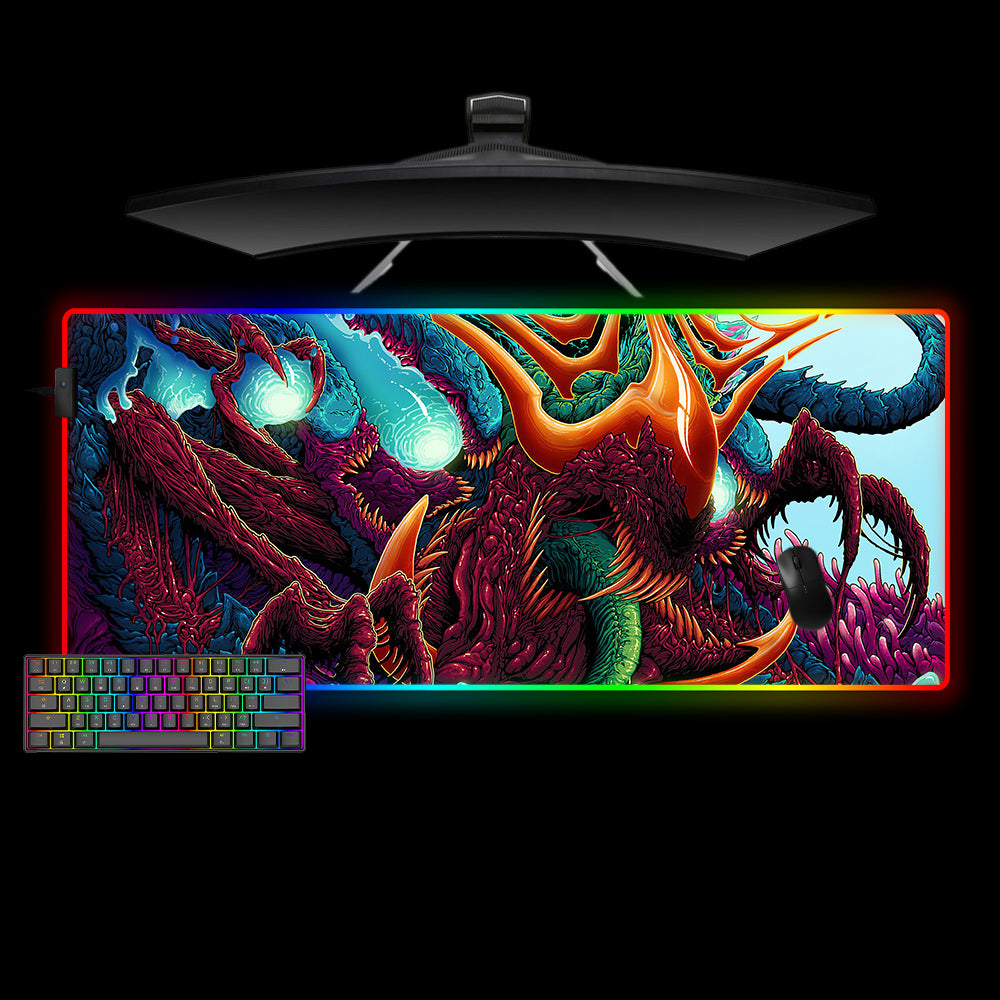 Allleftout Hyperbeast Magic Design M-Xxl Size Rgb Gaming Mouse Pad, Computer Desk Mat