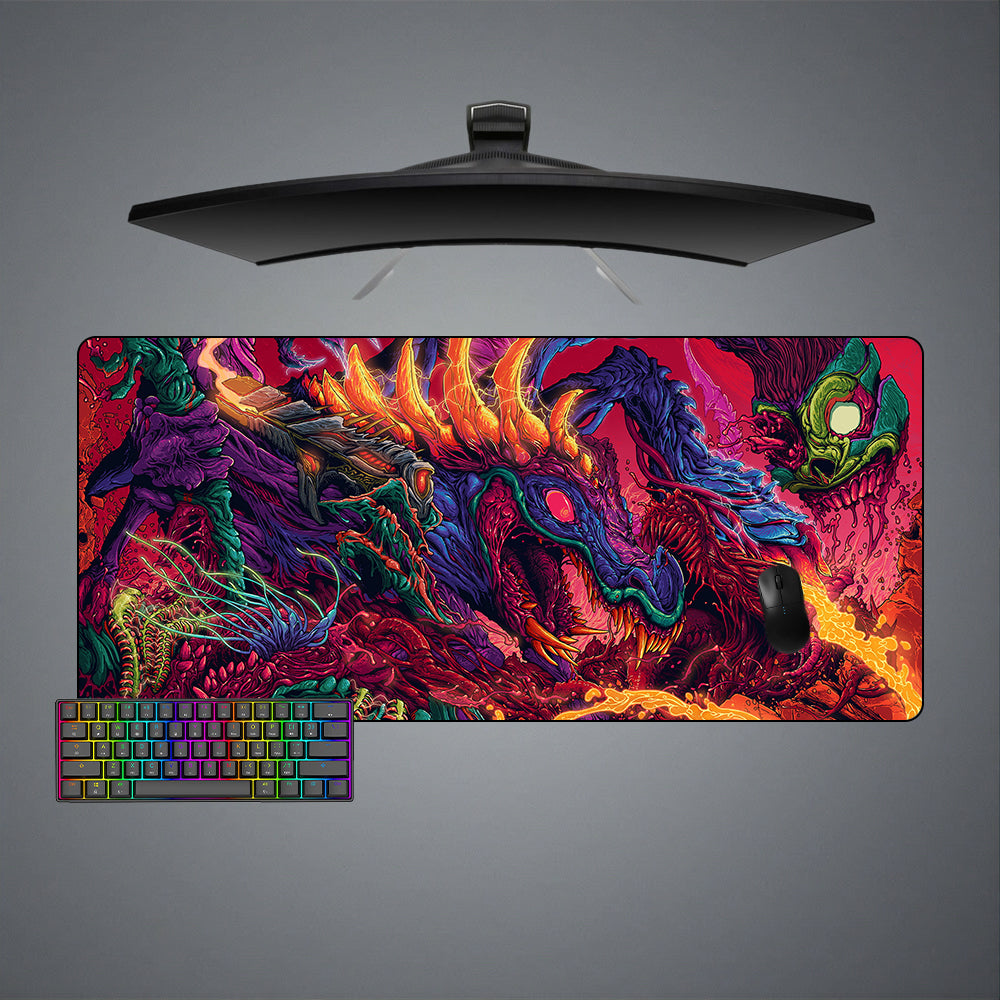 Allleftout Csgo Hyperbeast Feast Design M-Xxl Size Gaming Mouse Pad, Computer Desk Mat