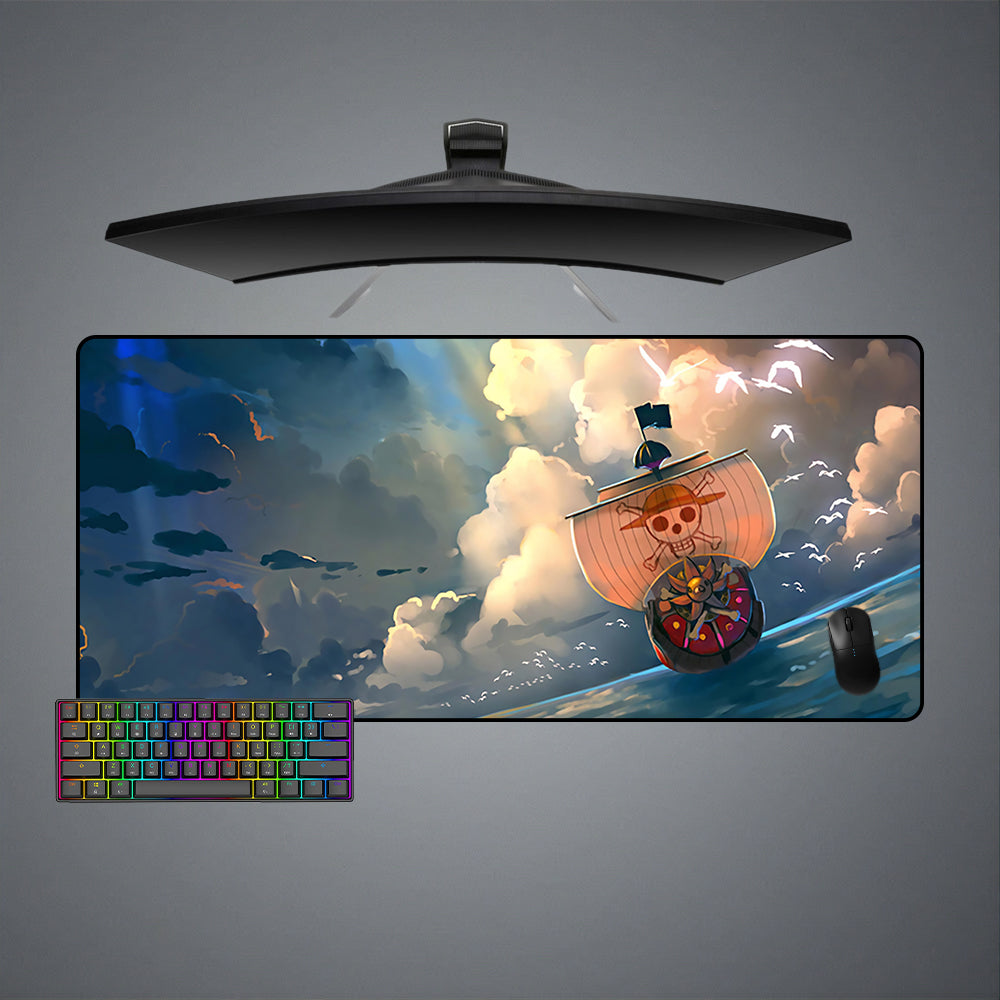 Allleftout One Piece Boat Design M-Xxl Size Gaming Mouse Pad, Computer Desk Mat