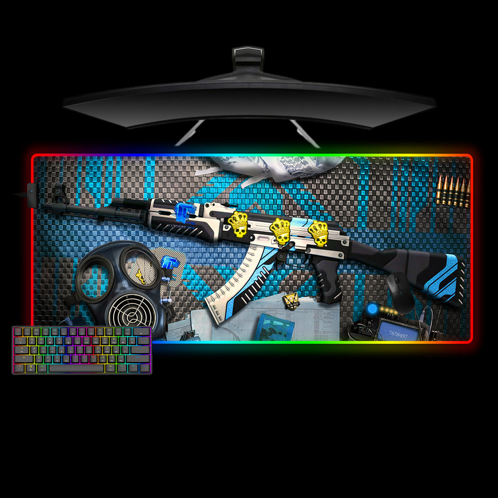 Allleftout Csgo Vulcan Design M-Xxl Size Rgb Gaming Mouse Pad, Computer Desk Mat
