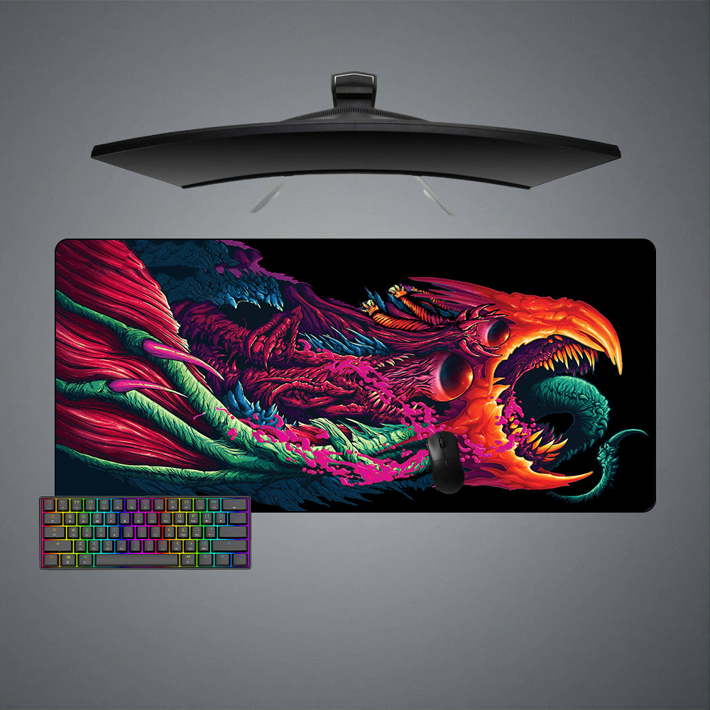 Allleftout Csgo Hyperbeast Black Design M-Xxl Size Gaming Mouse Pad, Computer Desk Mat