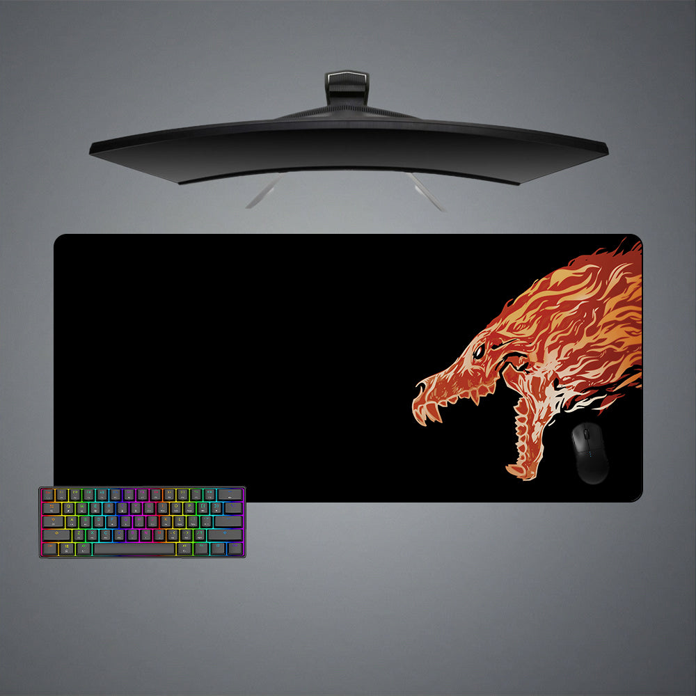 Allleftout Csgo Howl Design M-Xxl Size Gaming Mouse Pad, Computer Desk Mat