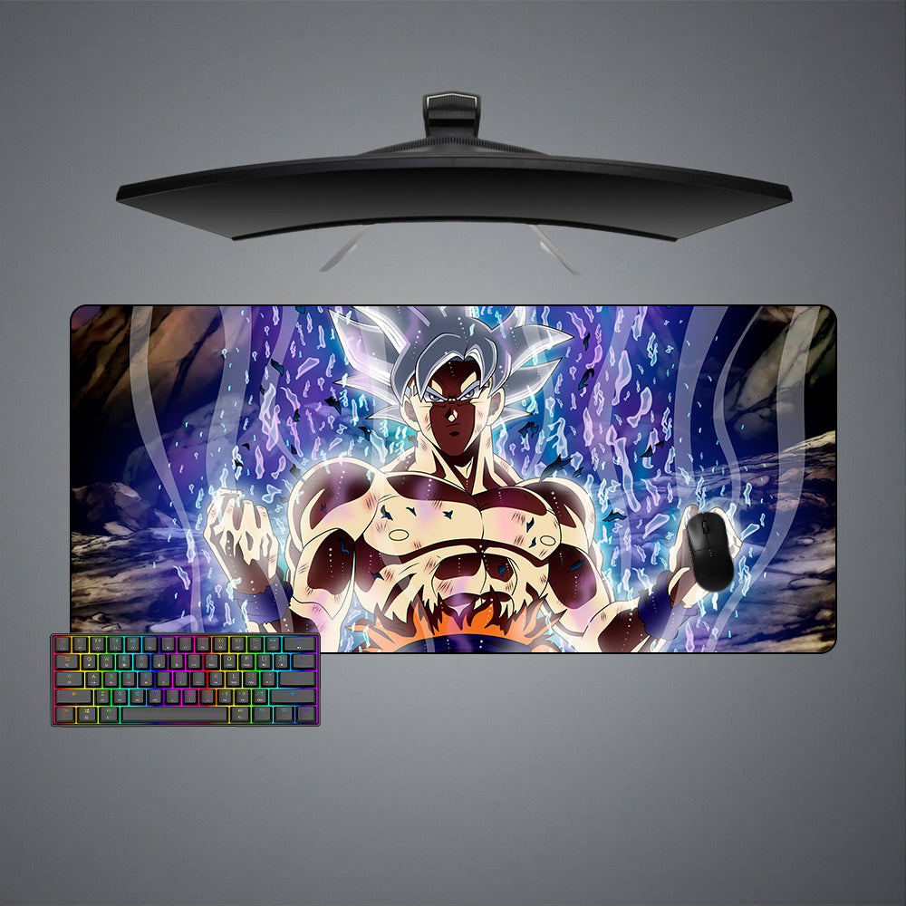 Allleftout Dragon Ball Ultra Instinct Goku Design M-Xxl Size Gaming Mouse Pad, Computer Desk Mat