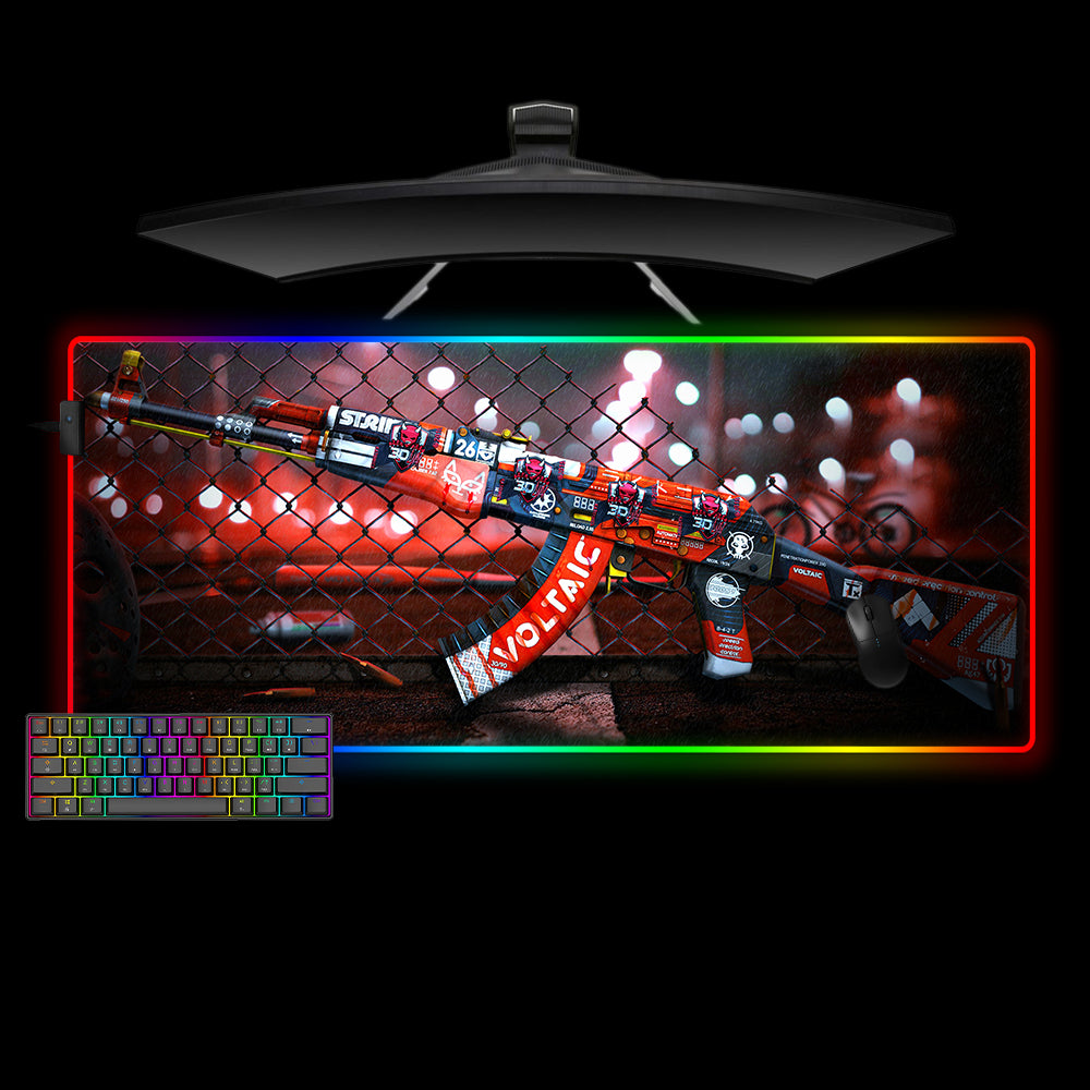 Allleftout Csgo Bloodsport Design M-Xxl Size Rgb Gaming Mouse Pad, Computer Desk Mat