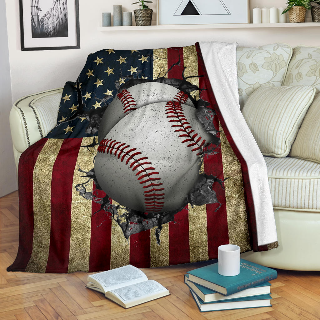 Baseball Blanket Baseball Boy Sherpa Fleece Blanket Soft Cozy Plush Throw Blanket