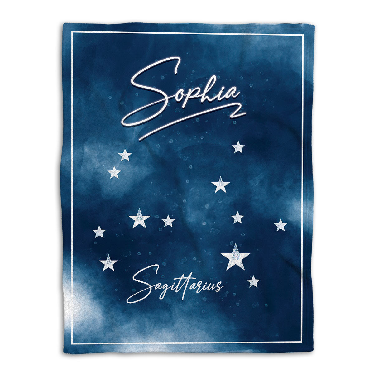 Petmytshirt Zodiac Blanket Sagittarius Zodiac Sign Astrology Horoscopes Sherpa Fleece Blanket Custom Name Soft Cozy Plush Throw Blanket
