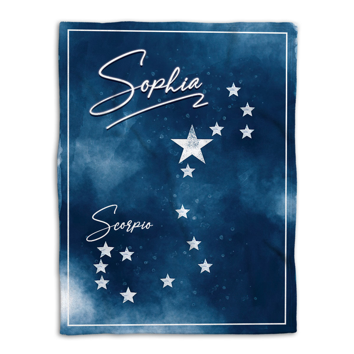 Petmytshirt Zodiac Blanket Scorpio Zodiac Sign Astrology Horoscopes Sherpa Fleece Blanket Custom Name Soft Cozy Plush Throw Blanket