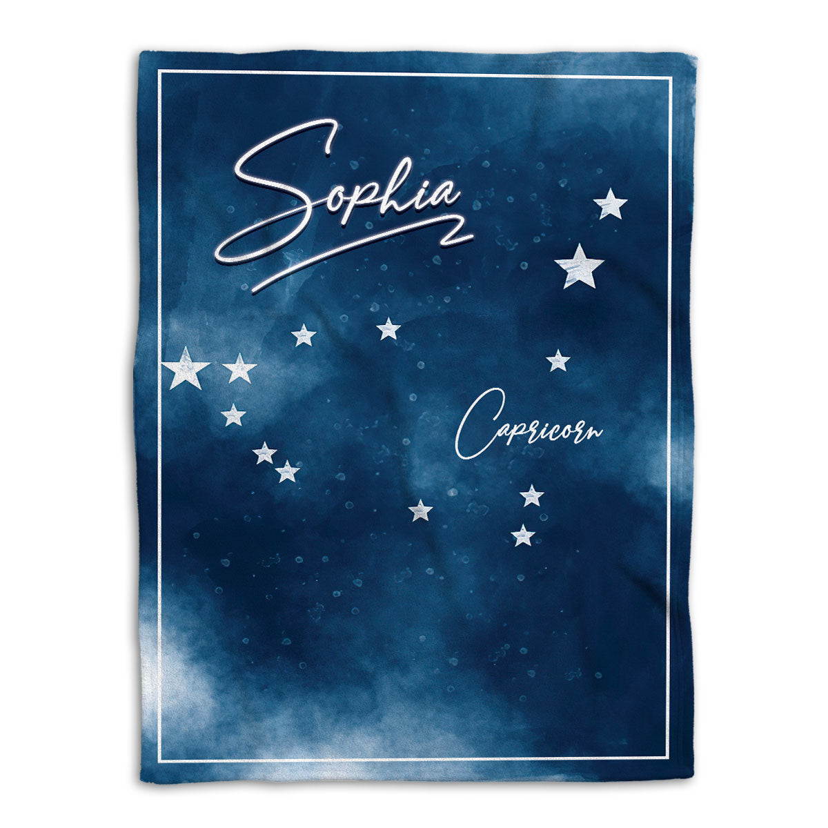 Petmytshirt Zodiac Blanket Capricorn Zodiac Sign Astrology Horoscopes Sherpa Fleece Blanket Custom Name Soft Cozy Plush Throw Blanket