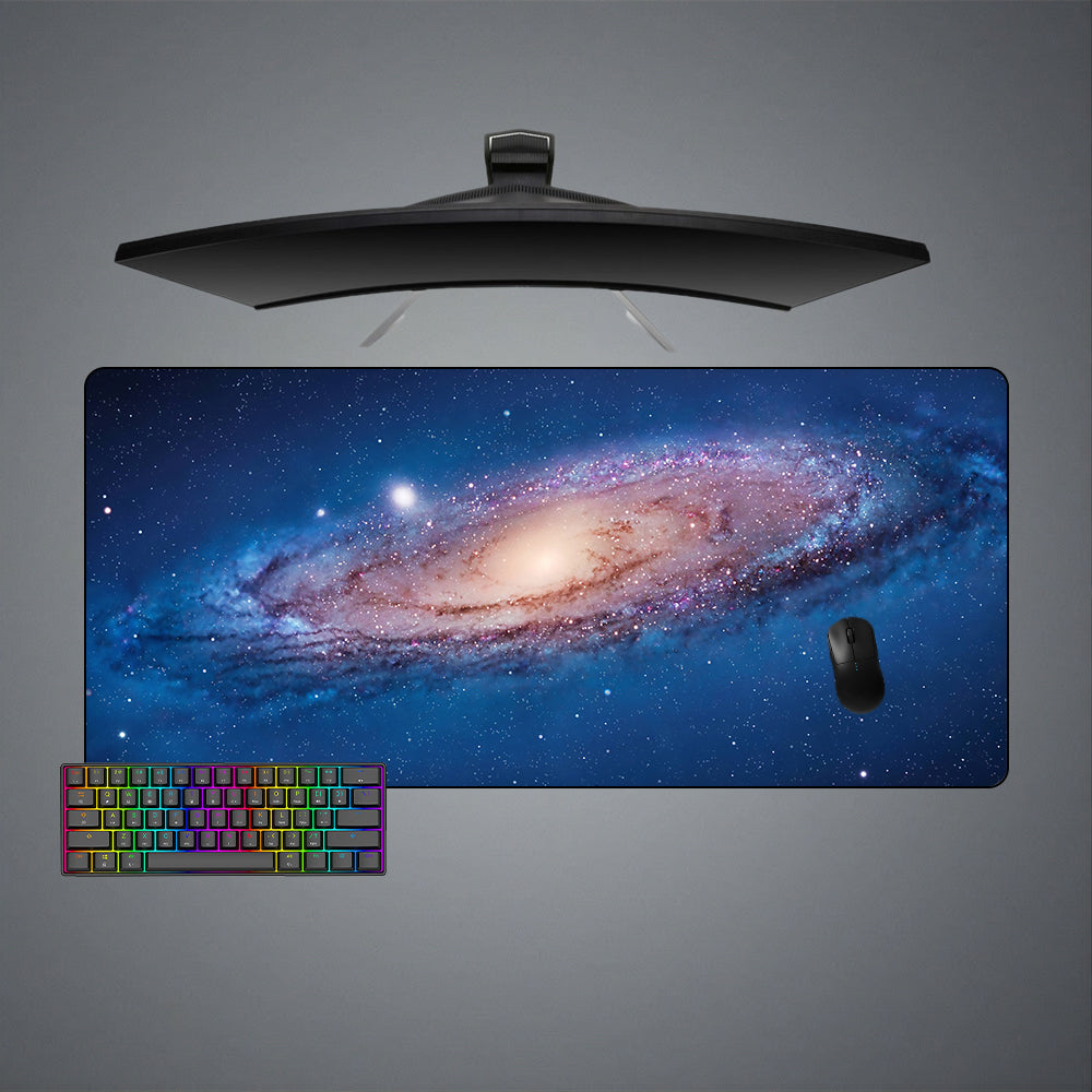 Allleftout Blue Galaxy Design M-Xxl Size Gaming Mouse Pad, Computer Desk Mat