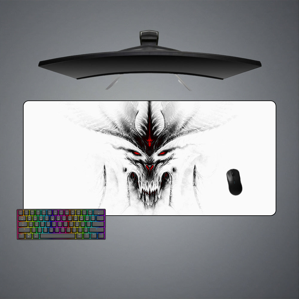 Allleftout Diablo Negative Design M-Xxl Size Gaming Mouse Pad, Computer Desk Mat