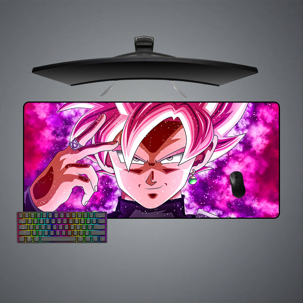 Allleftout Dragon Ball Rose Goku Black Design M-Xxl Size Gaming Mouse Pad, Computer Desk Mat