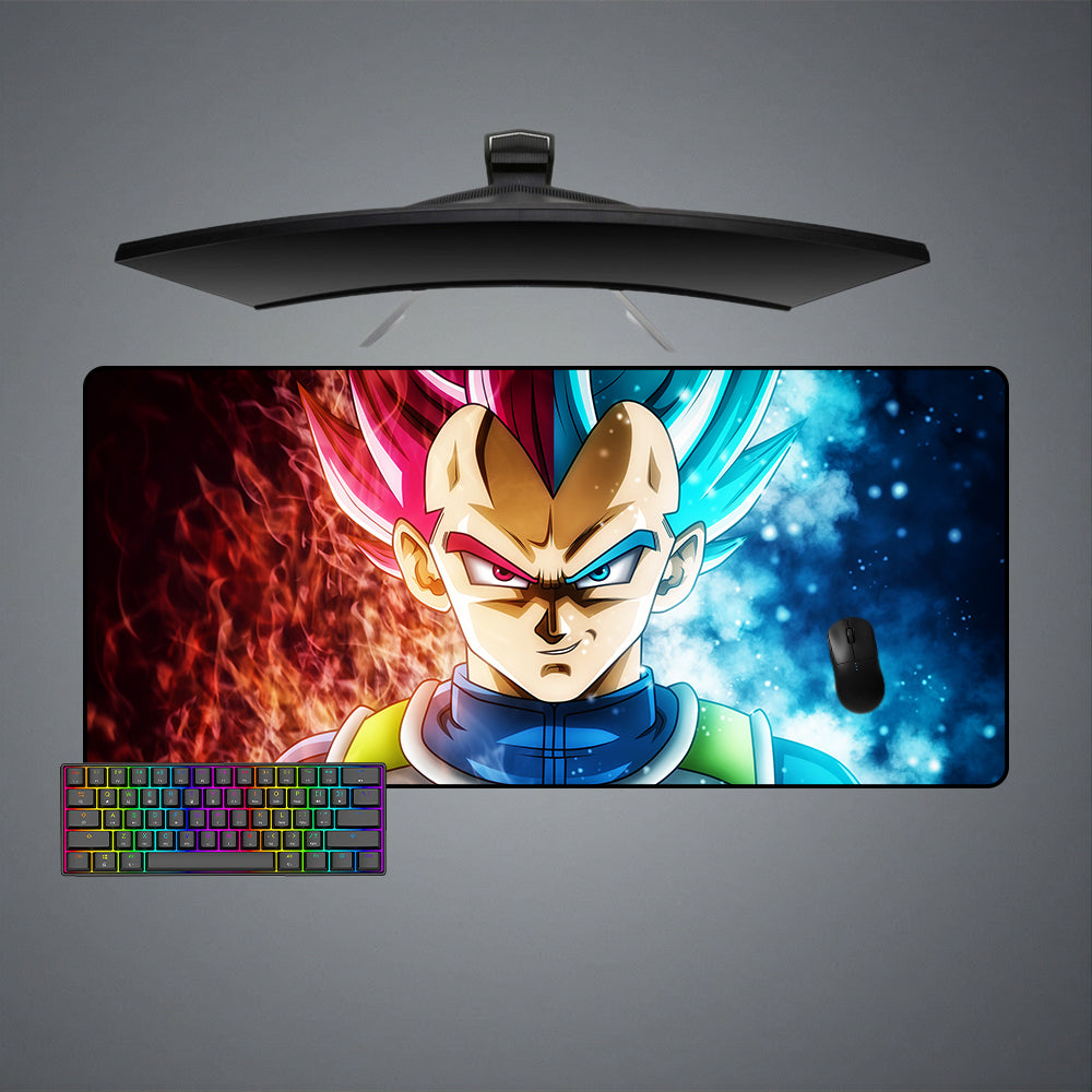 Allleftout Dragon Ball Vegeta God Forms Design M-Xxl Size Gaming Mouse Pad, Computer Desk Mat