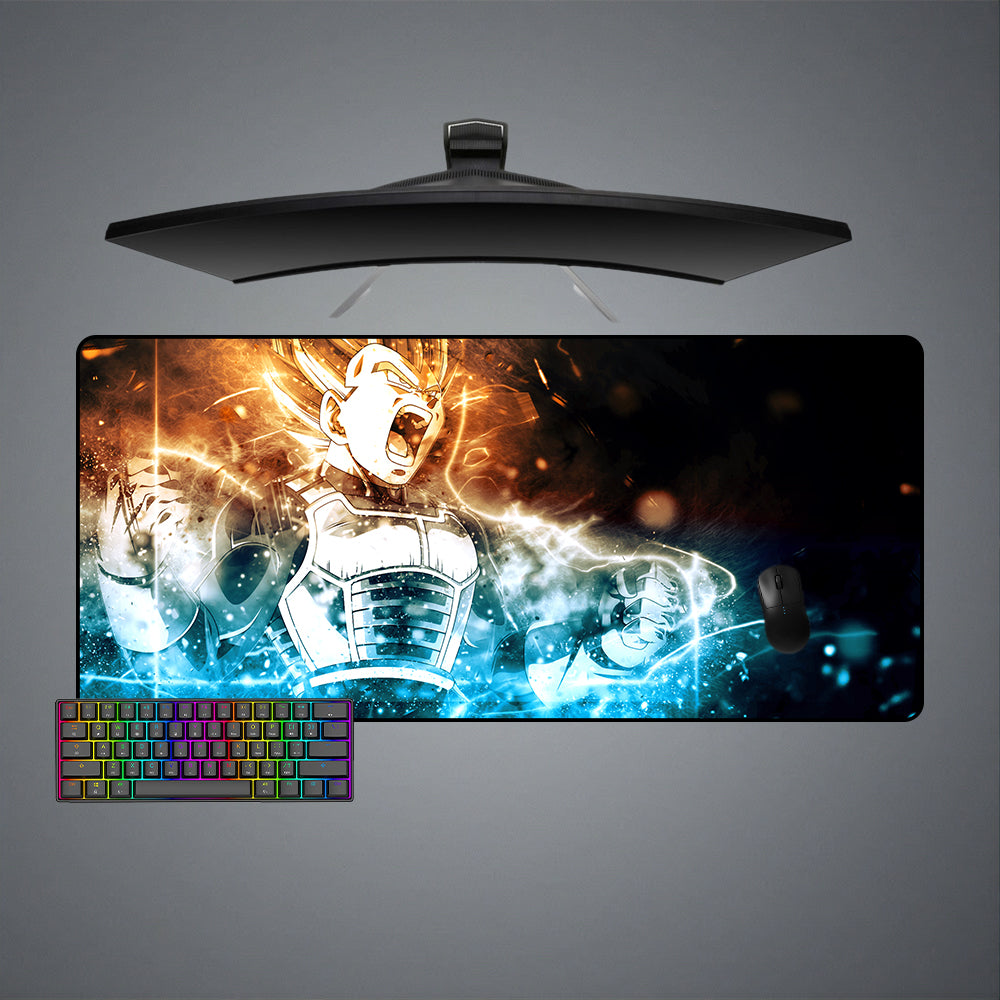 Allleftout Dragon Ball Vegeta Transforms Design M-Xxl Size Gaming Mouse Pad, Computer Desk Mat