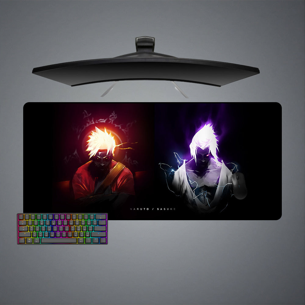 Allleftout Naruto Sasuke Design M-Xxl Size Gaming Mouse Pad, Computer Desk Mat
