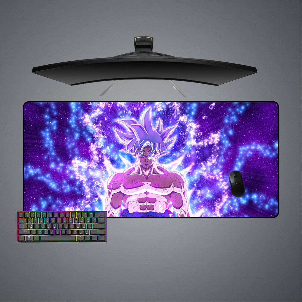 Allleftout Dragon Ball Goku Ultra Instinct Aura Design M-Xxl Size Gaming Mouse Pad, Computer Desk Mat