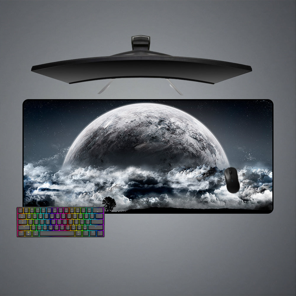 Allleftout Planet Rise Design M-Xxl Size Gaming Mouse Pad, Computer Desk Mat