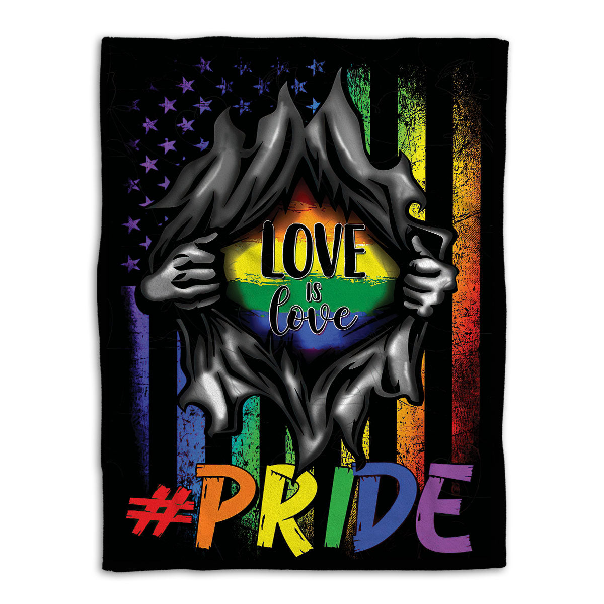 LGBT Blanket Love Is Love American Us Rainbow Flag Lgbt Pride Gay Lesbian Sherpa Fleece Blanket Soft Cozy Plush Throw Blanket