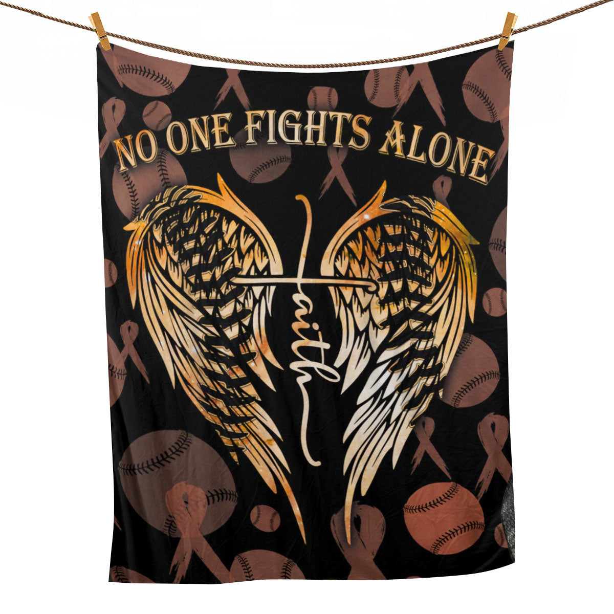 Blanket Cancer Awareness Pink Ribbon Get Well Soon Gifts For Women Sherpa Fleece Blanket Soft Cozy Plush Throw Blanket