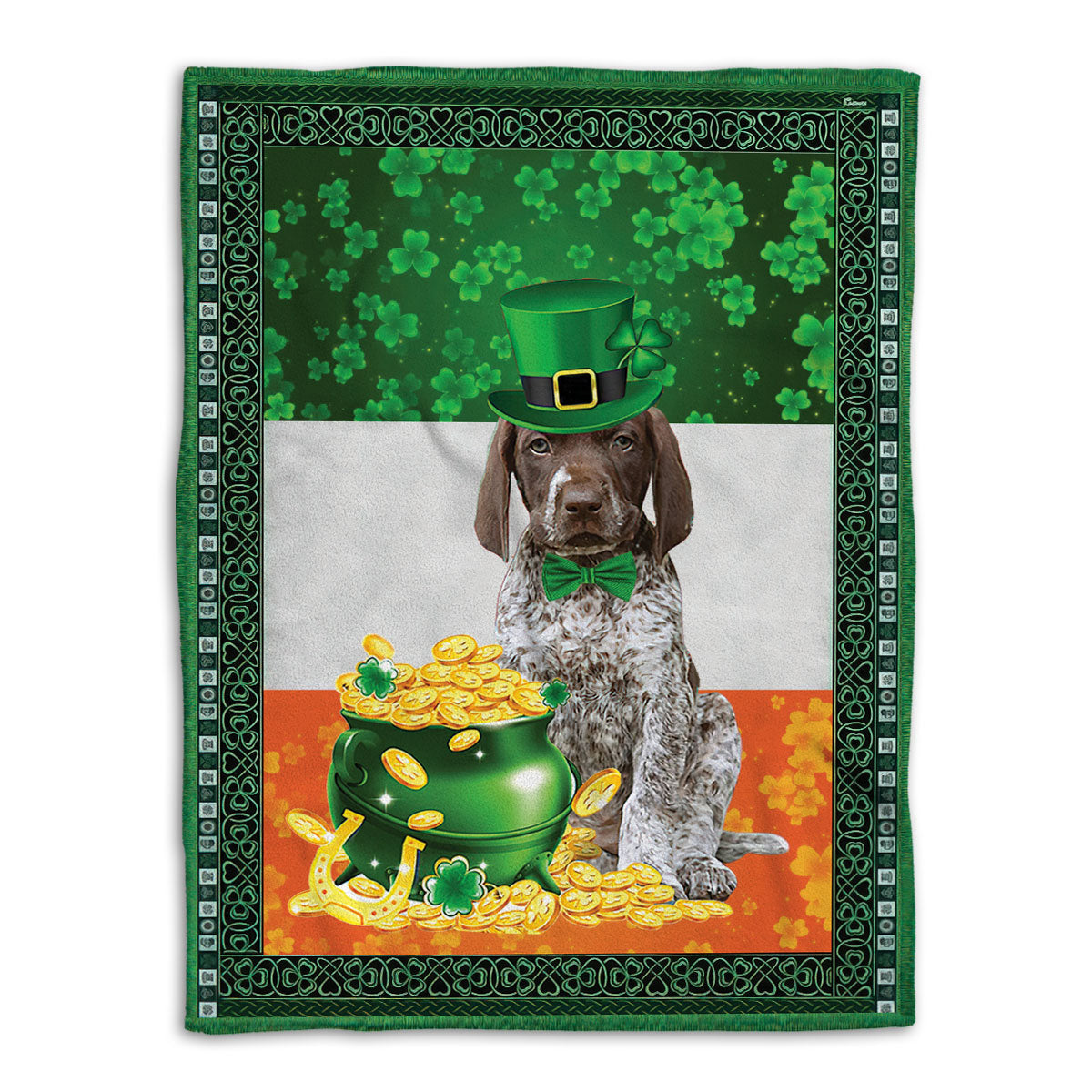 German Shorthaired Blanket German Shorthaired Pointer Sherpa Fleece Blanket Soft Cozy Plush Throw Blanket